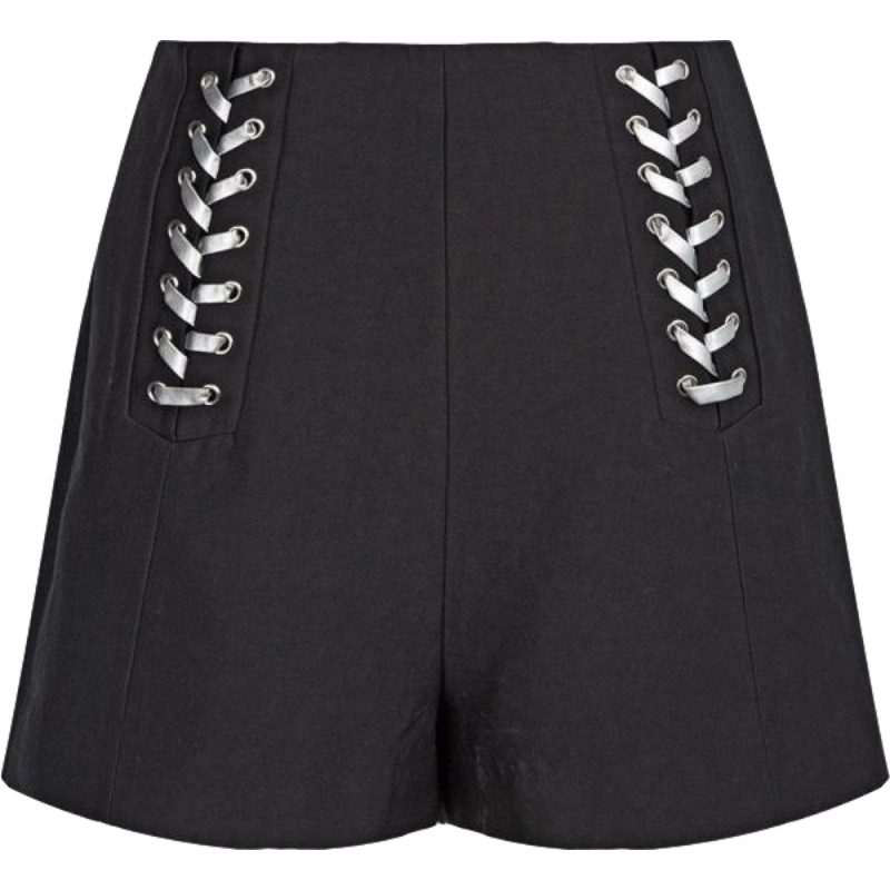 拉贝缇秋冬新款韩版百搭宽松阔腿裤短裤外穿休闲裤子女60300254