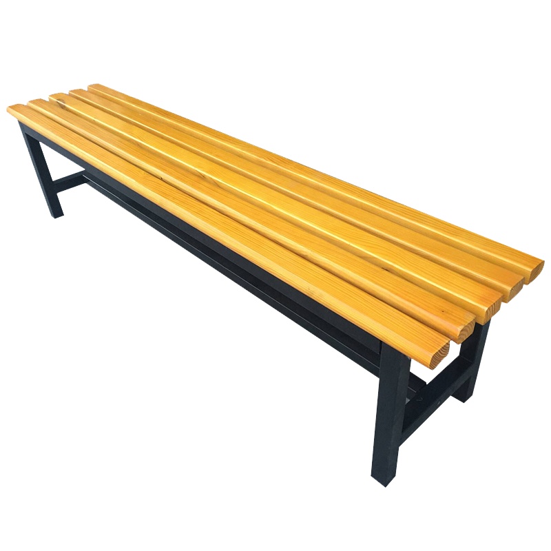 巨高办公家具公园公共椅实木长条凳定制2米