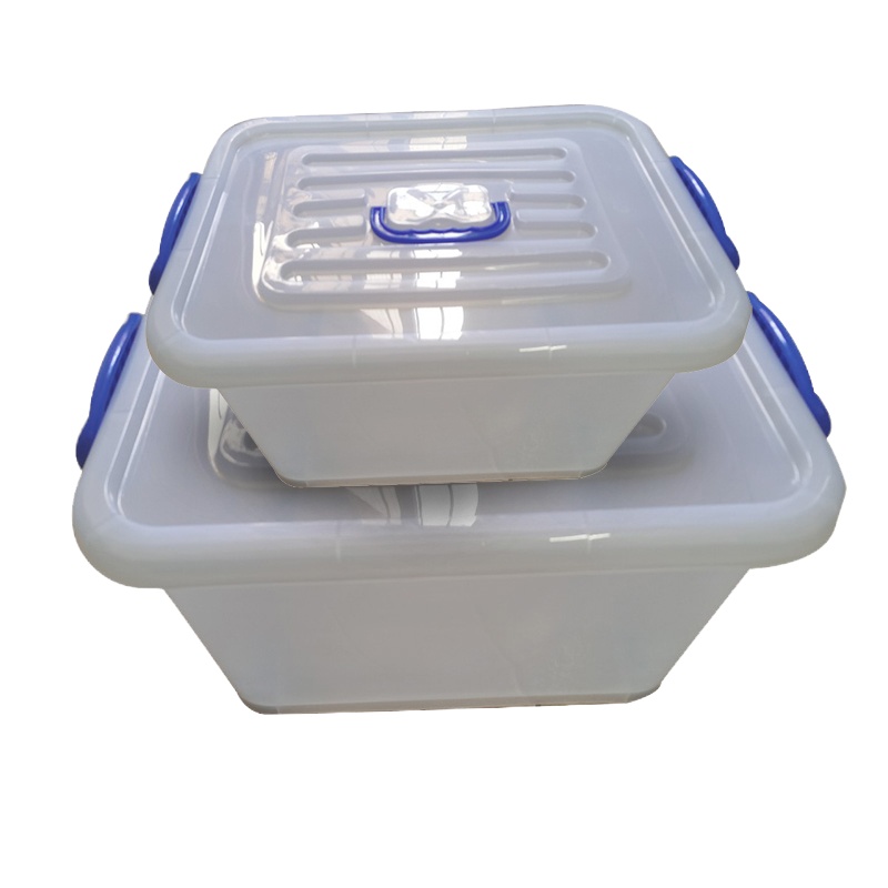 金穗慧采 6764 透明塑料储物箱 长46CM*宽34CM*高28CM 一个装