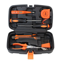 深蕨SNJUE 手动维修工具套装 五金迷你小套件组 002-5内六角螺丝刀测电笔卷尺虎钳美工刀15件小套