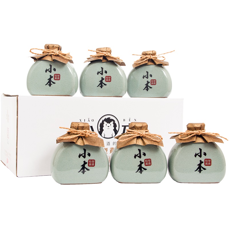 塔牌绍兴黄酒小本特型酒228ml*6瓷瓶整箱装剧《怒海潜沙》同款