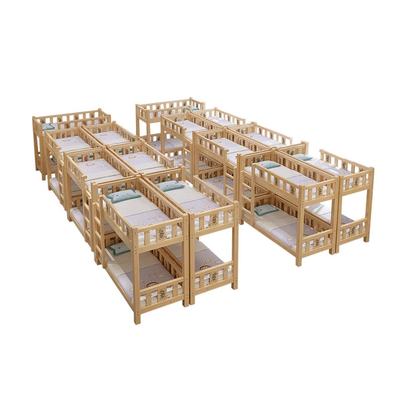 巧可粒幼儿木质上下床