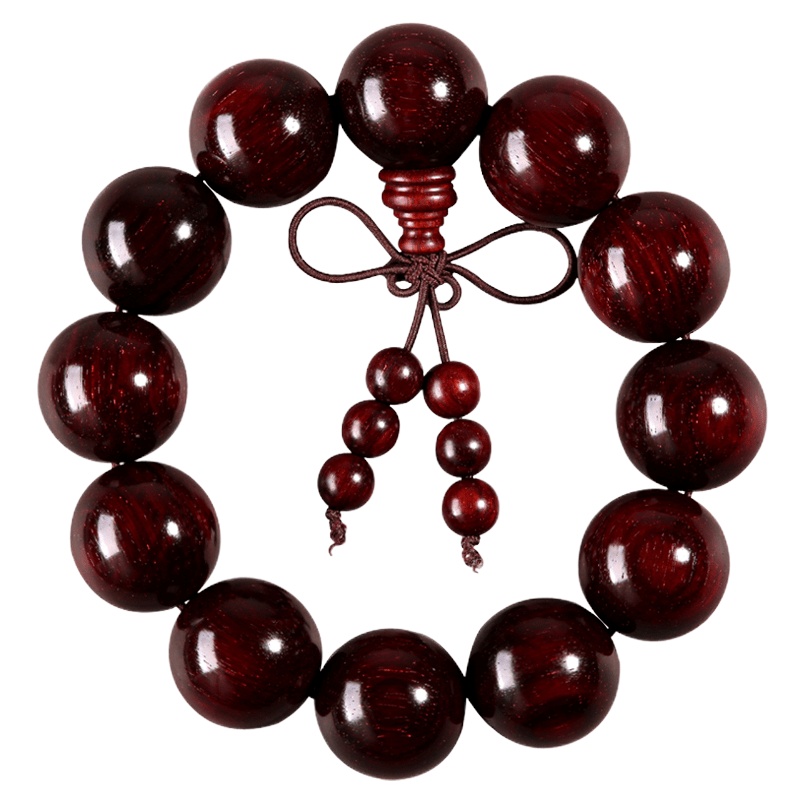 梵心阁 爆满金星小叶紫檀2.0手串 拆房老料高油密紫檀20mm男士佛珠送礼手链念珠礼物长辈礼物