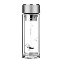 菲驰 VB170-300 乾坤水晶双层玻璃杯带茶隔300ML (单位:个)