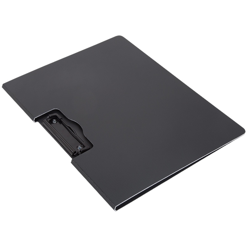 得力5011横式折页板夹(黑)