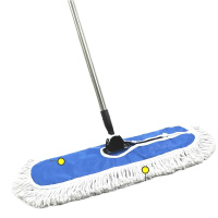 小海牛 平板拖把大号尘推酒店工厂排拖家用一拖净棉线地拖布长90cm