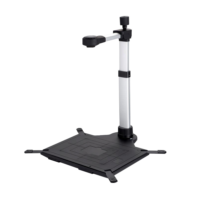 柯豪(KEHAO)Z1600高拍仪 A3大幅面彩色1600万像素双摄像头高清文档图纸1秒快拍扫描仪 可拉伸硬底座垫 黑色