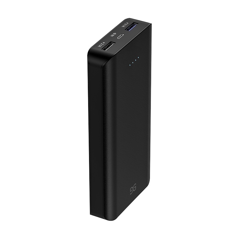 古尚古迷你充电宝移动电源适用于苹果vivo华为oppo小米手机 10000mAh 快充版-灯显款 黑色