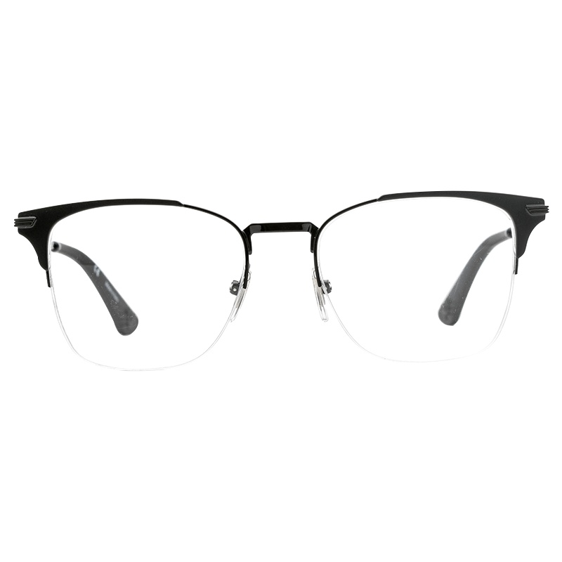 意大利POLICE眼镜框男女通用半框金属镜架潮时尚个性光学架