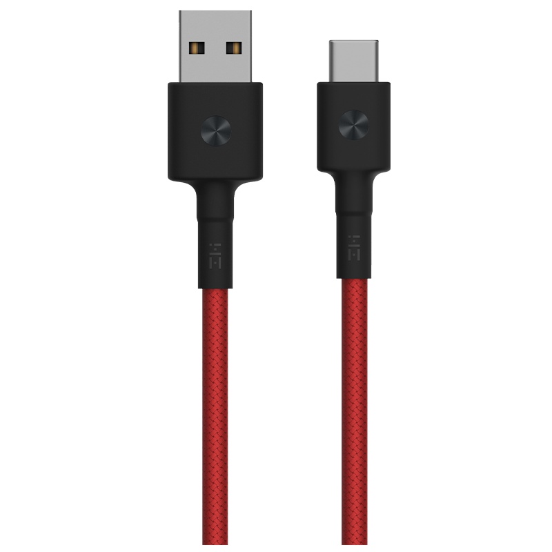 ZMI紫米 USB-C 编织USB连接线(黑)30cm Type-C数据线小米华为