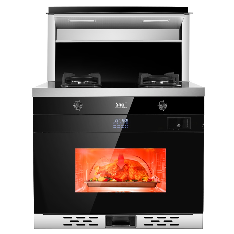 速热奇集成灶蒸烤消 一体燃气灶油烟机蒸箱烤箱消毒柜蒸烤一体SRQ-9319