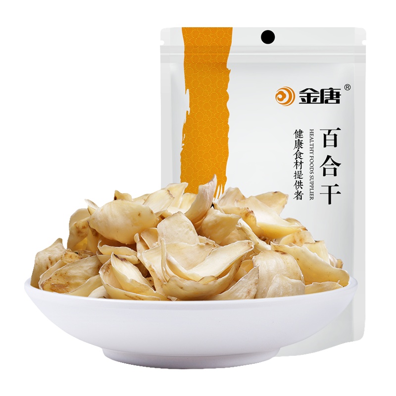 金唐(KTANG)百合干100g*2袋装 银耳莲子百合干菜 南北干货 百合片