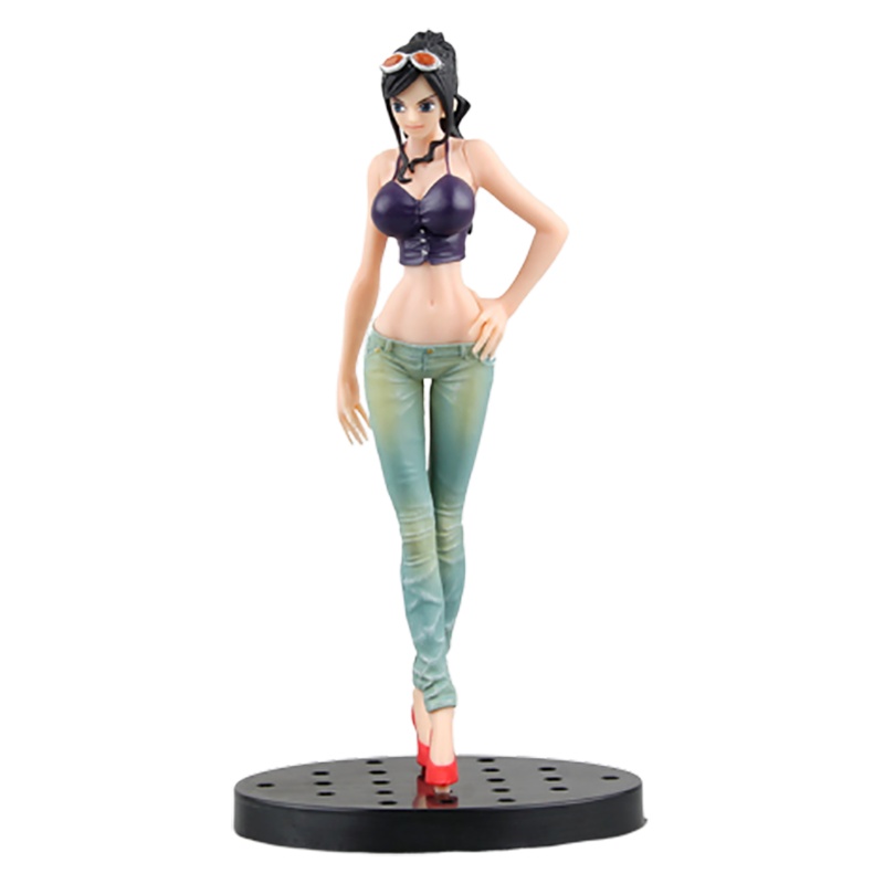 海贼军团手办 罗宾 紫色 景品 二次元模型玩具摆件