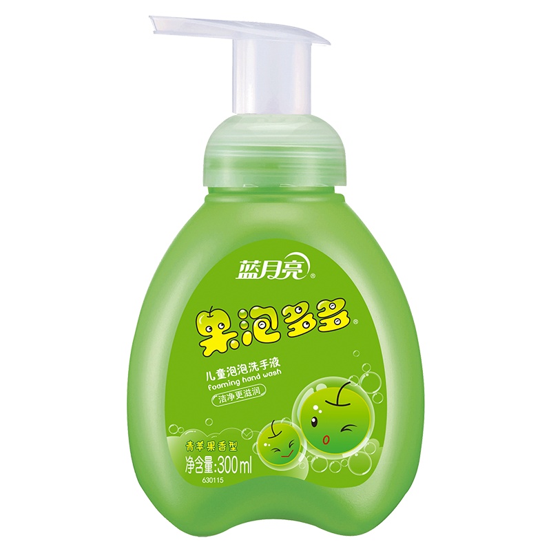 蓝月亮 洗手液儿童泡沫型300g瓶青苹果洁净滋润