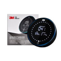 3M全新升级智能车载空气净化器 除甲醛 除异味 甲苯TVOC PN68102[空气质量检测仪]