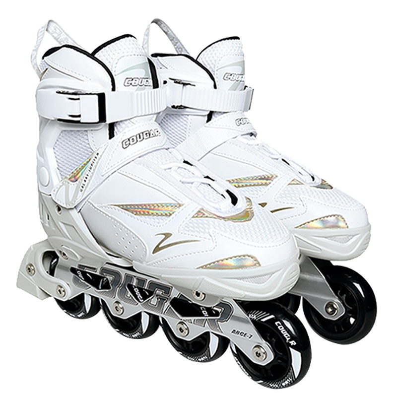 美洲狮成人轮滑鞋大学生社团初学溜冰鞋成年男女可调直排轮旱冰鞋