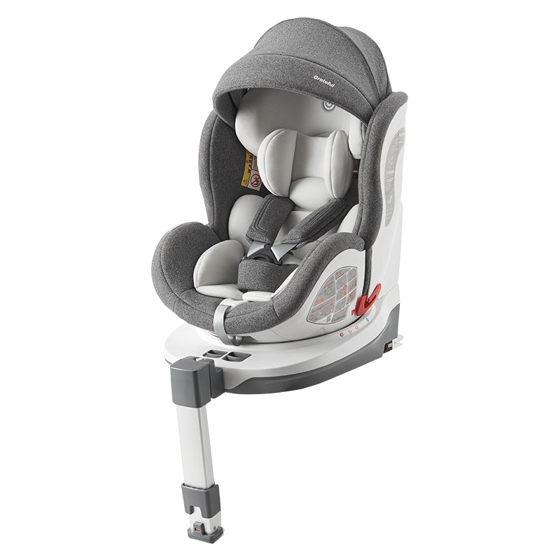 感恩西亚儿童安全座椅0-12岁360度旋转汽车用婴儿宝宝车载坐椅躺