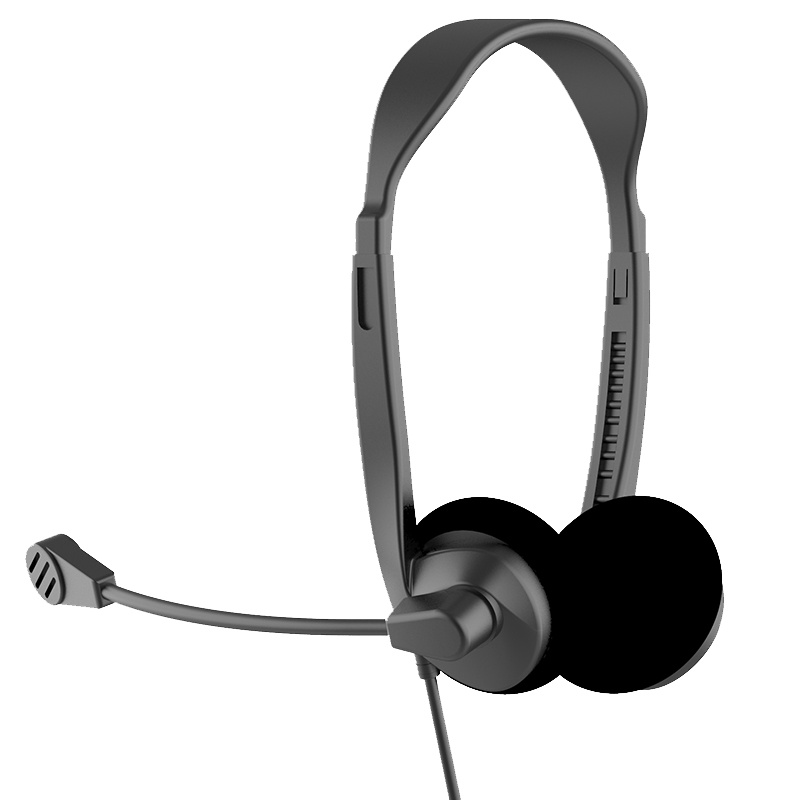 联想(Lenovo)耳机耳麦 P702 黑色 笔记本台式机电脑通用语音带麦通话网课会议录音游戏场景适用