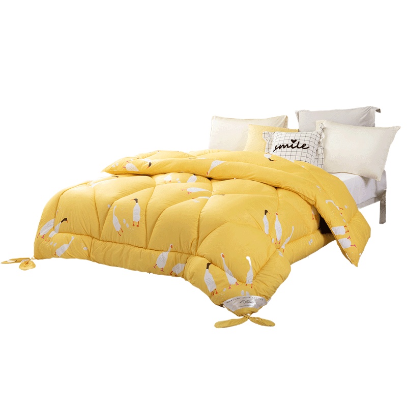 水星家纺 加油鸭十孔春秋被/冬被 被子被芯 床上用品