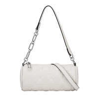 马克华菲包包女斜挎包女包牛皮小包包手机包时尚菱格小圆包细肩带单肩包女