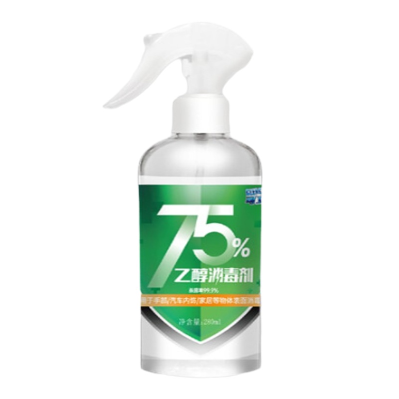 可立仕(cleace) 75%酒精喷雾280ml消毒喷雾乙醇免洗消毒液 居家办公杀菌