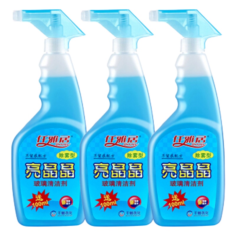 仟雅居 亮晶晶玻璃水 600ML 24瓶/箱 玻璃清洁剂 家用挡风清洗剂去除油膜