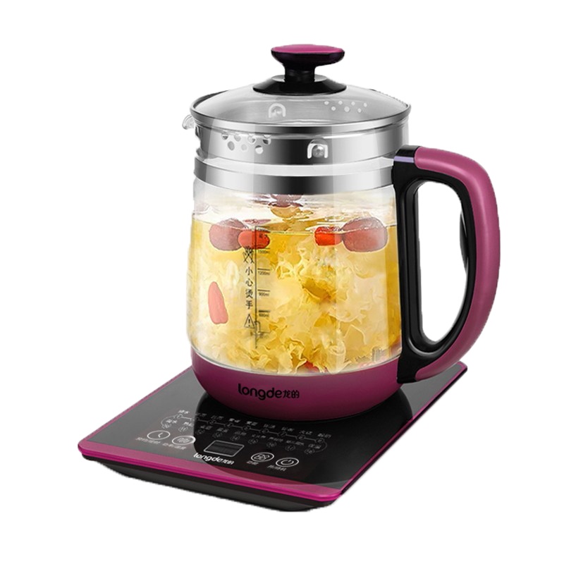 龙的（longde） 多功能花茶壶1.8升大容量电水壶 LD-YS1812 养生壶