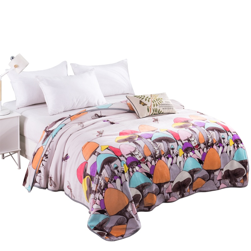 金丝莉(kintheri) 芳恩家纺 宜居法兰绒毯午睡空调毯 180*200cm 单个价