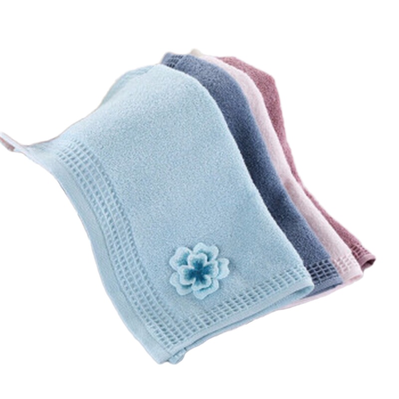 金号(KING SHORE) A类纯棉擦手巾挂式毛巾大方巾4条装