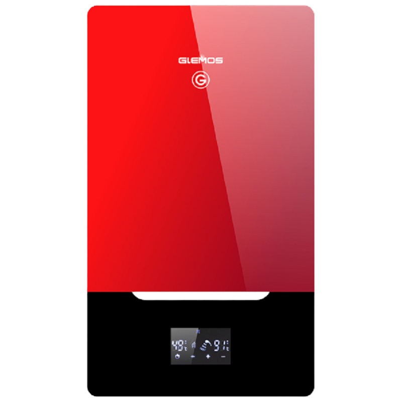 格林姆斯(GLEMOS)GS9(S)-55B速热式电热水器 双胆循环加热ECO节能全智能恒温16升储水5500W 亮红