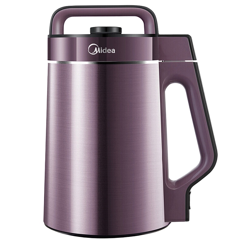 美的 豆浆机果酱干豆玉米汁湿豆 支持自动清洗 1.3L底盘加热破壁免滤WHK13W71 1