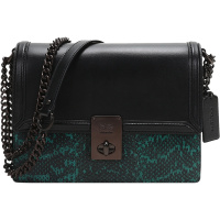 COACH 蔻驰 女款小号专柜款HUTTON系列皮革手提单肩斜挎包哈顿小方包 89069