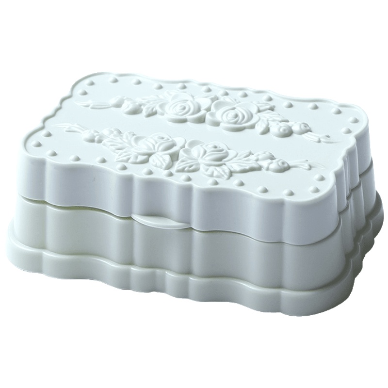 家柏饰(CORATED)翻盖沥水肥皂盒带盖浴室卫生间香皂盒皂托肥皂架