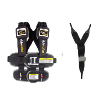 进口美国RideSafer艾适Delight儿童穿戴式便携简易安全座椅增高垫3-12岁 炫酷黑（增强版）小号 顺丰速运