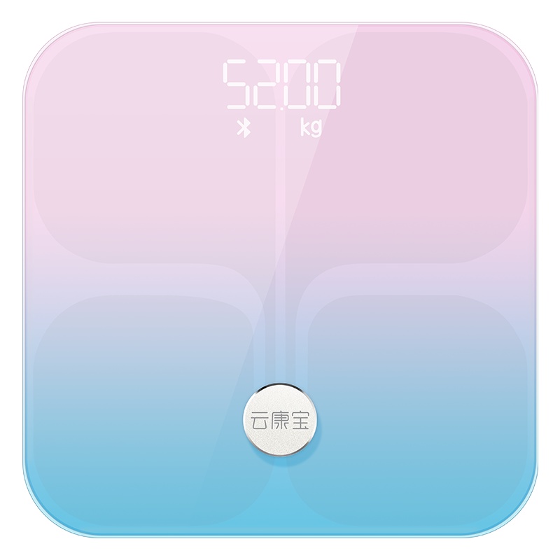 云康宝（Yolanda）健康秤 华为智能家居生态产品 WiFi蓝牙体脂秤 USB充电 电子秤人体 家用精准体重秤 炫彩