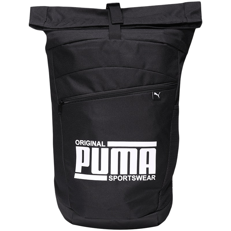 PUMA彪马男包女包运动旅游学生包卡扣拼接双肩包076638