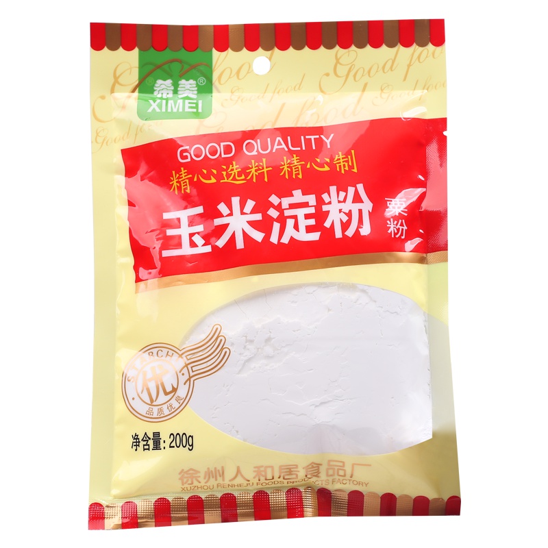 [200g *3包]希美 玉米淀粉实惠装调味品勾芡生粉粟粉鹰粟粉蛋糕饼干点心糕点200g