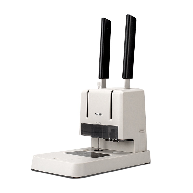 得力(DELI)3881 财务凭证装订机 热熔铆管 省力型打孔机