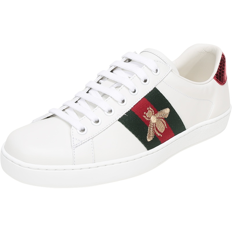 GUCCI 古驰 男士 皮革低帮系带运动鞋休闲鞋 429446 02JP0