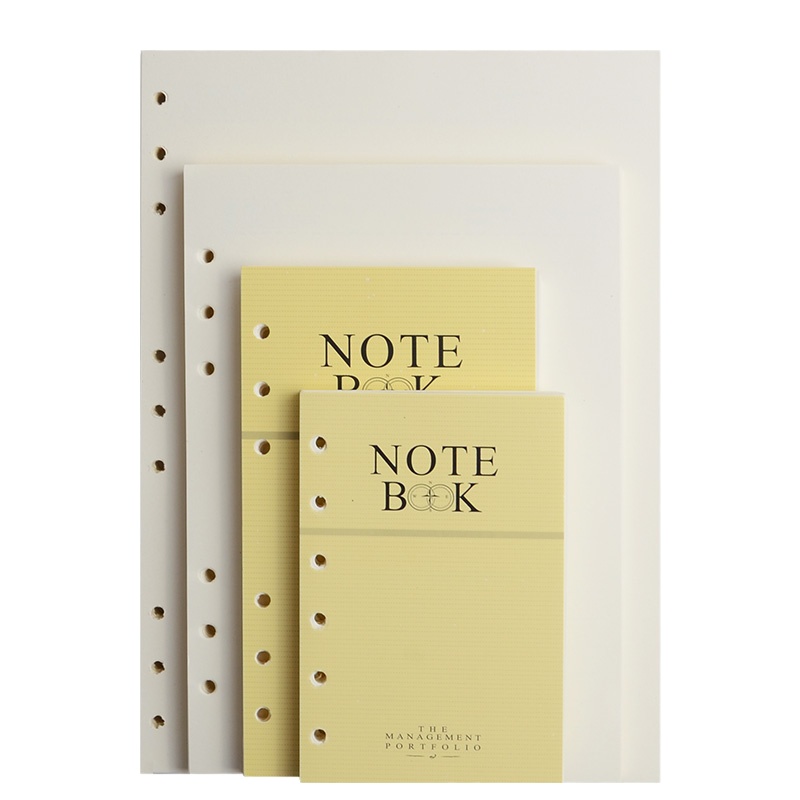 银佳 j0425活页本替换内芯 92张替芯纸米黄纸 918内芯