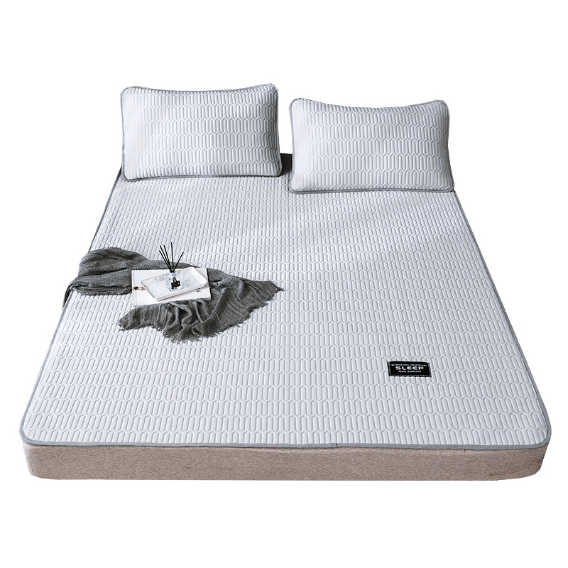 恒源祥泰国乳胶凉席三件套1.8m床夏季可水洗可折叠1.5冰丝软席子