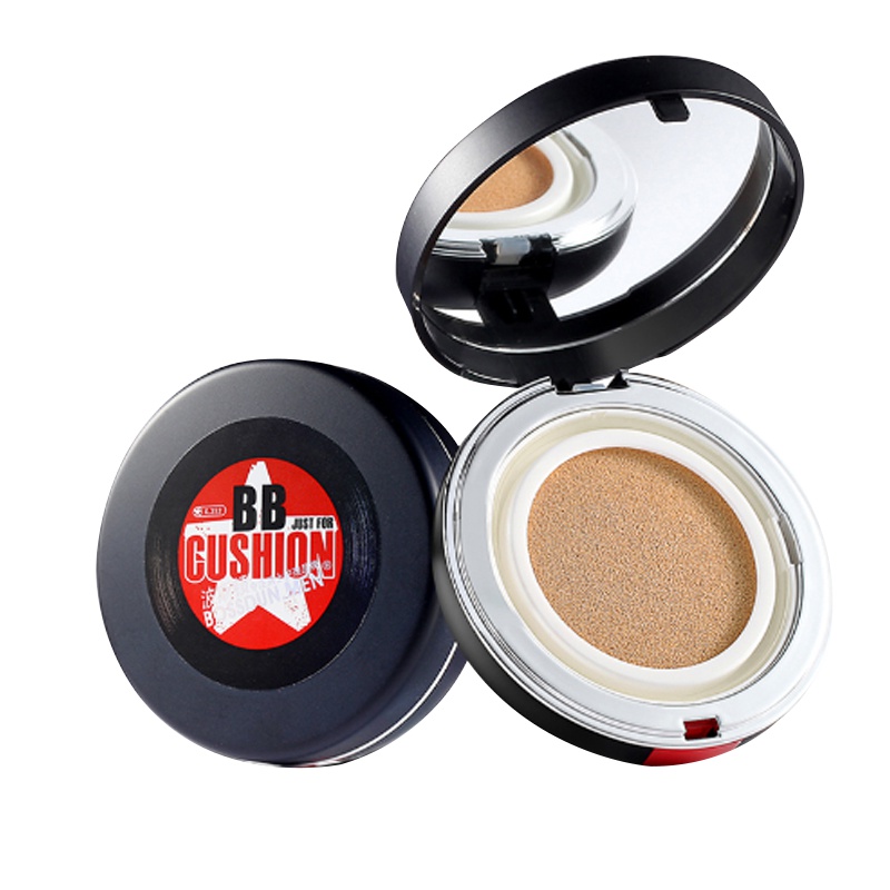 波斯顿BOSSDUN.MEN气垫BB霜男士bb面霜遮瑕痘印提亮肤色粉底乳液自然色控油保湿油脂