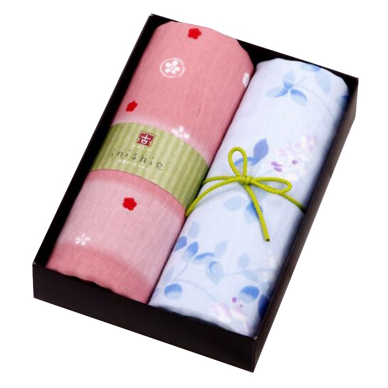 内野UCHINO 和风2条毛巾礼盒 不易变硬起絮 吸水性强(单位:件)