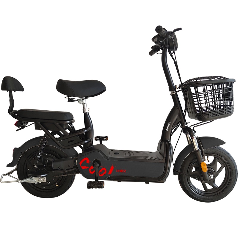 比德文新国标电动自行车迷你电动车小型电瓶车女士子母代步车可取