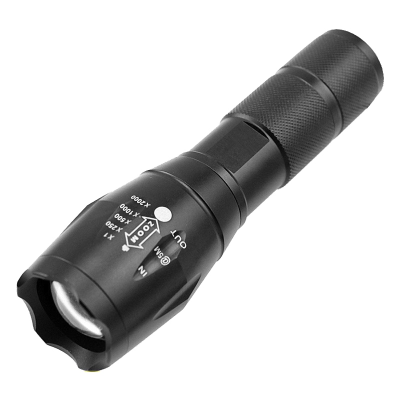 手电筒XML-T6伸缩变焦led电筒迷你 L2强光充电A100USB手电筒 AQN-010050