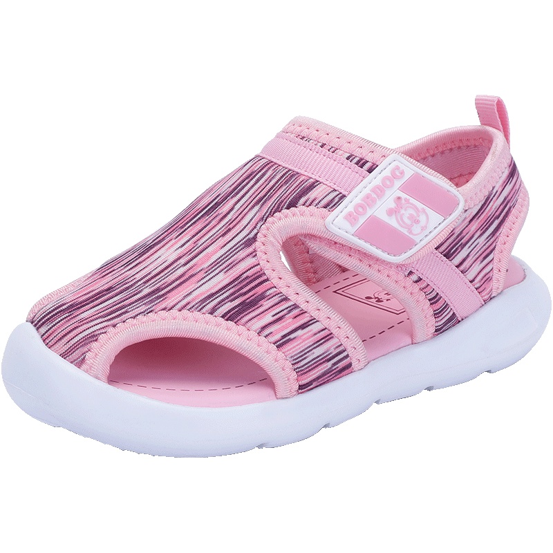 巴布豆童鞋男童女童凉鞋2019夏季软底透气儿童鞋子包头沙滩鞋