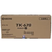 京瓷(KYOCERA)TK-678原装墨粉/粉盒黑色适用KM2540/3040/2560/3060TA