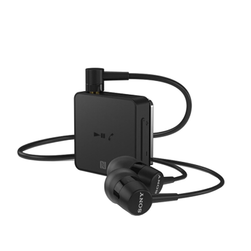 索尼(SONY) SBH24 (黑色)立体声蓝牙耳机立体声 领夹式蓝牙耳机 手机通话蓝牙