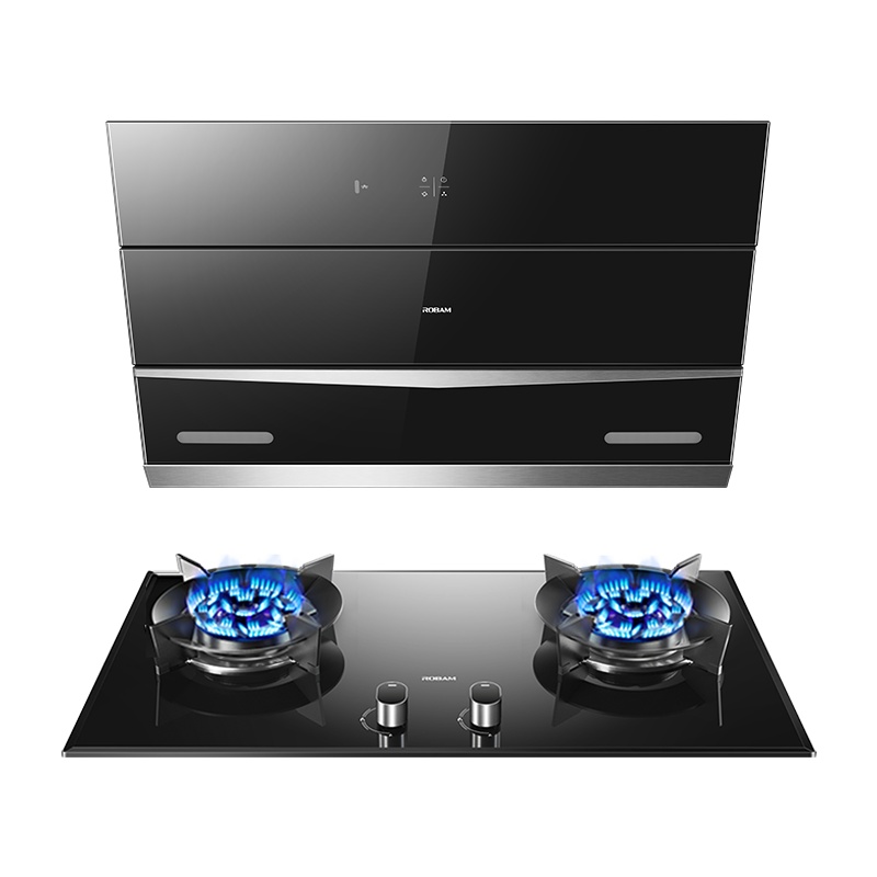 [超级新品]老板(ROBAM)侧吸式油烟机灶具套餐27N0H+57B0(液化气)22立方大吸力侧吸式烟灶套餐