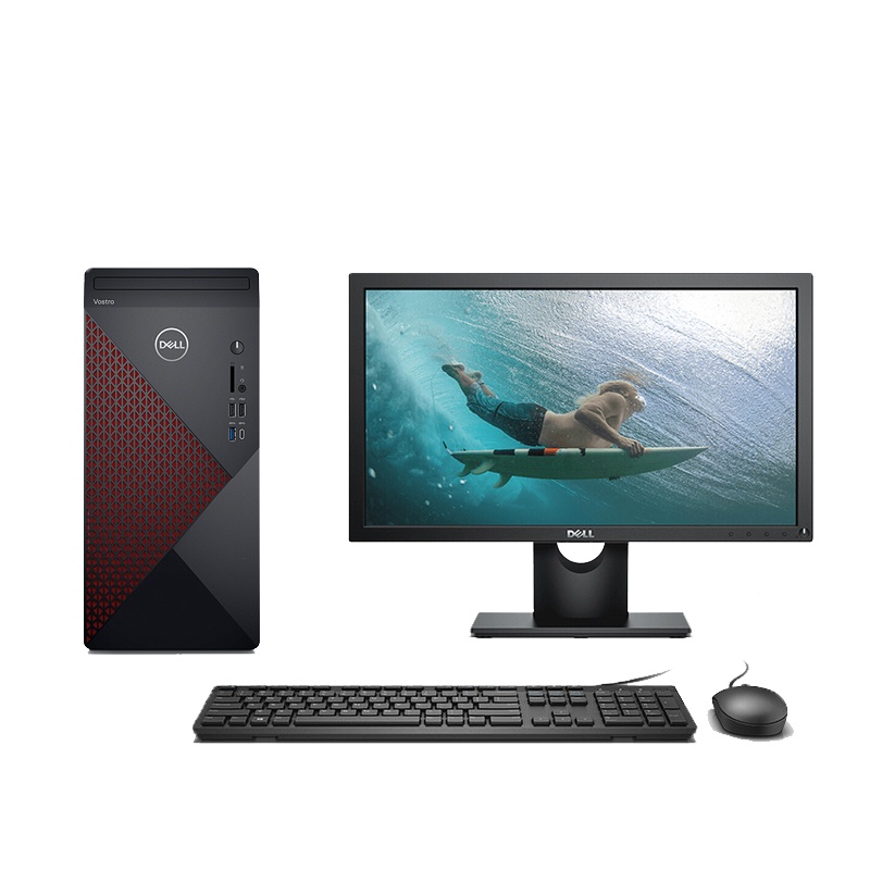 戴尔(DELL)成就5890 全新第十一代酷睿 商用家用台式机电脑 21.5英寸屏(i5-11400F 8GB 256GB+1TB 2GB独显)超强扩展 性能强劲